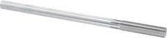 Made in USA - 0.478" High Speed Steel 6 Flute Chucking Reamer - Straight Flute, 0.4355" Straight Shank, 2" Flute Length, 8" OAL - Eagle Tool & Supply