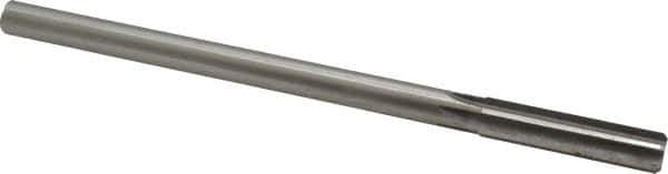 Made in USA - 0.485" High Speed Steel 6 Flute Chucking Reamer - Straight Flute, 0.4355" Straight Shank, 2" Flute Length, 8" OAL - Eagle Tool & Supply
