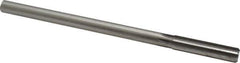Made in USA - 0.485" High Speed Steel 6 Flute Chucking Reamer - Straight Flute, 0.4355" Straight Shank, 2" Flute Length, 8" OAL - Eagle Tool & Supply