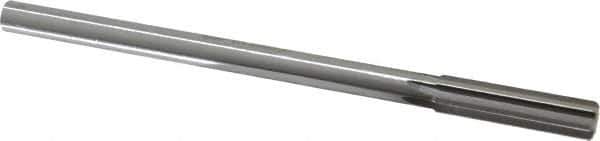 Made in USA - 0.494" High Speed Steel 6 Flute Chucking Reamer - Straight Flute, 0.4355" Straight Shank, 2" Flute Length, 8" OAL - Eagle Tool & Supply
