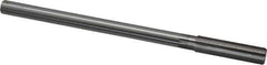 Made in USA - .504 Dia High Speed Steel 6 Flute Chucking Reamer - Straight Flute, 0.4355" Straight Shank, 2" Flute Length, 8" OAL - Eagle Tool & Supply