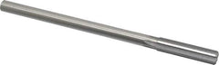 Made in USA - 0.505" High Speed Steel 6 Flute Chucking Reamer - Straight Flute, 0.4355" Straight Shank, 2" Flute Length, 8" OAL - Eagle Tool & Supply