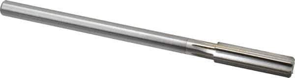 Made in USA - 0.551" High Speed Steel Chucking Reamer - Straight Flute, Straight Shank - Eagle Tool & Supply