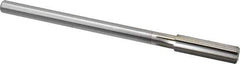 Made in USA - 0.551" High Speed Steel Chucking Reamer - Straight Flute, Straight Shank - Eagle Tool & Supply