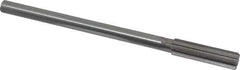 Made in USA - 0.561" High Speed Steel 8 Flute Chucking Reamer - Straight Flute, 0.4355" Straight Shank, 2" Flute Length, 8" OAL - Eagle Tool & Supply