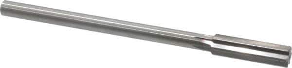 Made in USA - 0.569" High Speed Steel Chucking Reamer - Straight Flute, Straight Shank - Eagle Tool & Supply