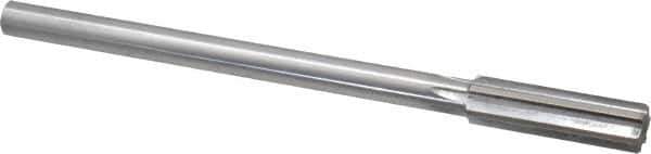 Made in USA - 0.579" High Speed Steel Chucking Reamer - Straight Flute, Straight Shank - Eagle Tool & Supply