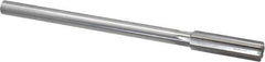 Made in USA - 0.579" High Speed Steel Chucking Reamer - Straight Flute, Straight Shank - Eagle Tool & Supply