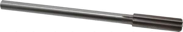 Made in USA - 0.595" High Speed Steel Chucking Reamer - Straight Flute, Straight Shank - Eagle Tool & Supply