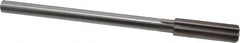 Made in USA - 0.595" High Speed Steel Chucking Reamer - Straight Flute, Straight Shank - Eagle Tool & Supply