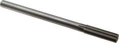 Made in USA - 0.639" High Speed Steel Chucking Reamer - Straight Flute, Straight Shank - Eagle Tool & Supply