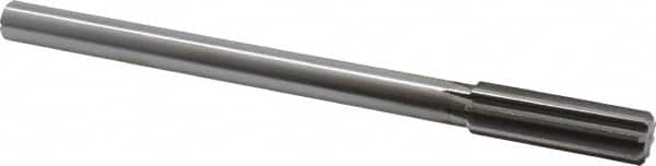 Made in USA - 0.69" High Speed Steel 8 Flute Chucking Reamer - Eagle Tool & Supply