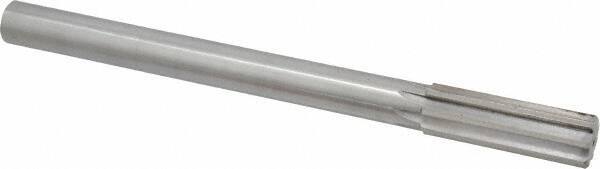 Made in USA - 0.861" High Speed Steel Chucking Reamer - Straight Flute, Straight Shank - Eagle Tool & Supply