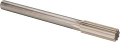 Made in USA - 0.884" High Speed Steel Chucking Reamer - Straight Flute, Straight Shank - Eagle Tool & Supply