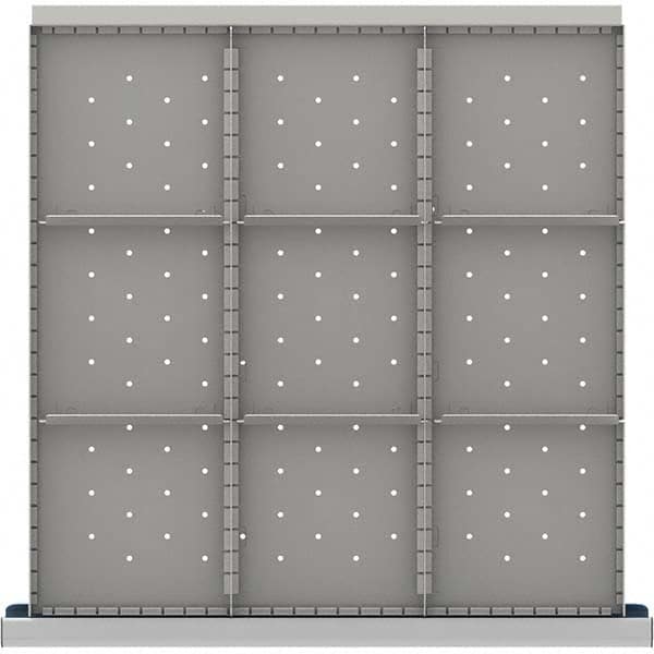 LISTA - 9-Compartment Drawer Divider Layout for 3.15" High Drawers - Eagle Tool & Supply