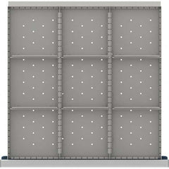 LISTA - 9-Compartment Drawer Divider Layout for 3.15" High Drawers - Eagle Tool & Supply