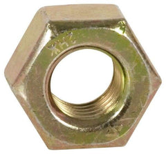 Value Collection - 1/2-13 UNC Steel Right Hand Heavy Hex Nut - 7/8" Across Flats, 31/64" High, Zinc Yellow Dichromate Finish - Eagle Tool & Supply