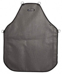 HexArmor - 24 x 30" Cut Resistant Bib Apron - SuperFabric, 23 oz Material, Gray, 0 Pockets, Hook & Loop Closure - Eagle Tool & Supply