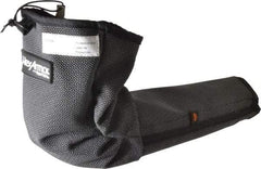 HexArmor - Size M, Gray/Black SuperFabric Cut & Puncture Resistant Sleeve - 19" Long Sleeve, Cut Resistance Level 5, Made with Thumb Hole - Eagle Tool & Supply