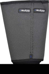 HexArmor - Size XL, Gray/Black SuperFabric Cut & Puncture Resistant Sleeve - 9" Long Sleeve, Cut Resistance Level 5, Made with Thumb Hole - Eagle Tool & Supply