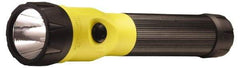 Streamlight - White LED Bulb, 385 Lumens, Industrial/Tactical Flashlight - Yellow Plastic Body, 1 C NiMH Battery Included - Eagle Tool & Supply