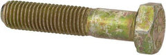 Made in North America - 5/16-24 UNF, 1-1/2" Length Under Head Hex Head Cap Screw - Grade 8 Alloy Steel, Zinc-Plated Finish, 1/2" Hex - Eagle Tool & Supply