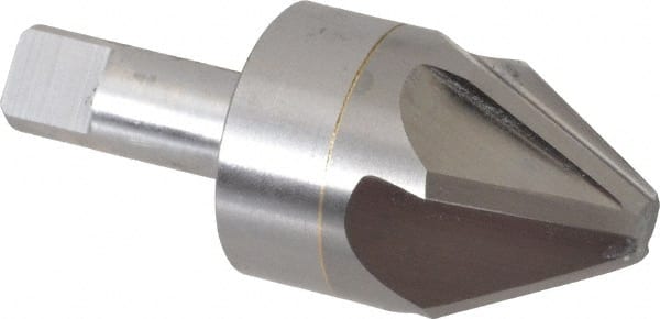 M.A. Ford - 1-1/4" Head Diam, 1/2" Shank Diam, 6 Flute 60° Solid Carbide Countersink - Eagle Tool & Supply