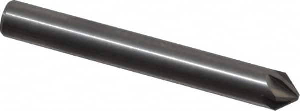 M.A. Ford - 1/4" Head Diam, 1/4" Shank Diam, 6 Flute 82° Solid Carbide Countersink - Eagle Tool & Supply