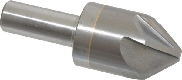 M.A. Ford - 1" Head Diam, 1/2" Shank Diam, 6 Flute 82° Solid Carbide Countersink - Eagle Tool & Supply