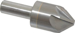 M.A. Ford - 1" Head Diam, 1/2" Shank Diam, 6 Flute 82° Solid Carbide Countersink - Eagle Tool & Supply