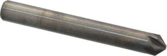 M.A. Ford - 3/16" Head Diam, 3/16" Shank Diam, 6 Flute 90° Solid Carbide Countersink - Bright Finish, 1-1/2" OAL, 0.04" Nose Diam, Single End, Straight Shank, Right Hand Cut - Eagle Tool & Supply