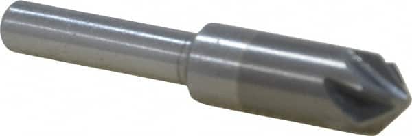 M.A. Ford - 3/8" Head Diam, 1/4" Shank Diam, 6 Flute 90° Solid Carbide Countersink - Eagle Tool & Supply