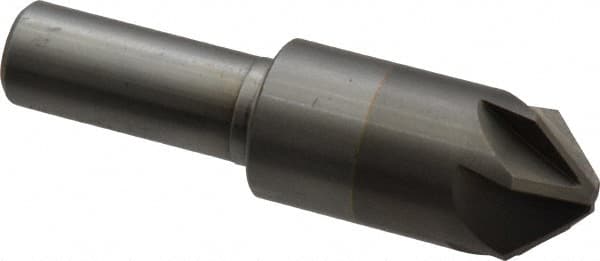 M.A. Ford - 3/4" Head Diam, 1/2" Shank Diam, 6 Flute 90° Solid Carbide Countersink - Eagle Tool & Supply