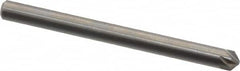 M.A. Ford - 1/8" Head Diam, 1/8" Shank Diam, 6 Flute 100° Solid Carbide Countersink - Eagle Tool & Supply