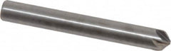 M.A. Ford - 1/4" Head Diam, 1/4" Shank Diam, 6 Flute 100° Solid Carbide Countersink - Eagle Tool & Supply