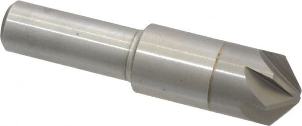 M.A. Ford - 1/2" Head Diam, 3/8" Shank Diam, 6 Flute 100° Solid Carbide Countersink - Eagle Tool & Supply