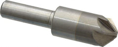 M.A. Ford - 5/8" Head Diam, 3/8" Shank Diam, 6 Flute 100° Solid Carbide Countersink - Eagle Tool & Supply
