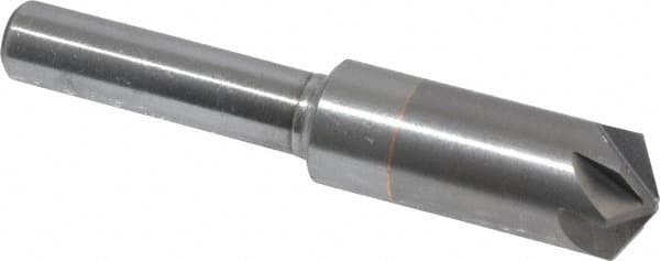 M.A. Ford - 3/8" Head Diam, 1/4" Shank Diam, 6 Flute 120° Solid Carbide Countersink - Eagle Tool & Supply