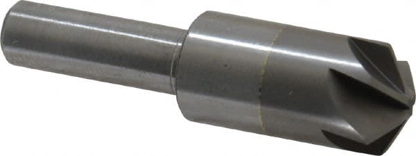 M.A. Ford - 5/8" Head Diam, 3/8" Shank Diam, 6 Flute 120° Solid Carbide Countersink - Eagle Tool & Supply