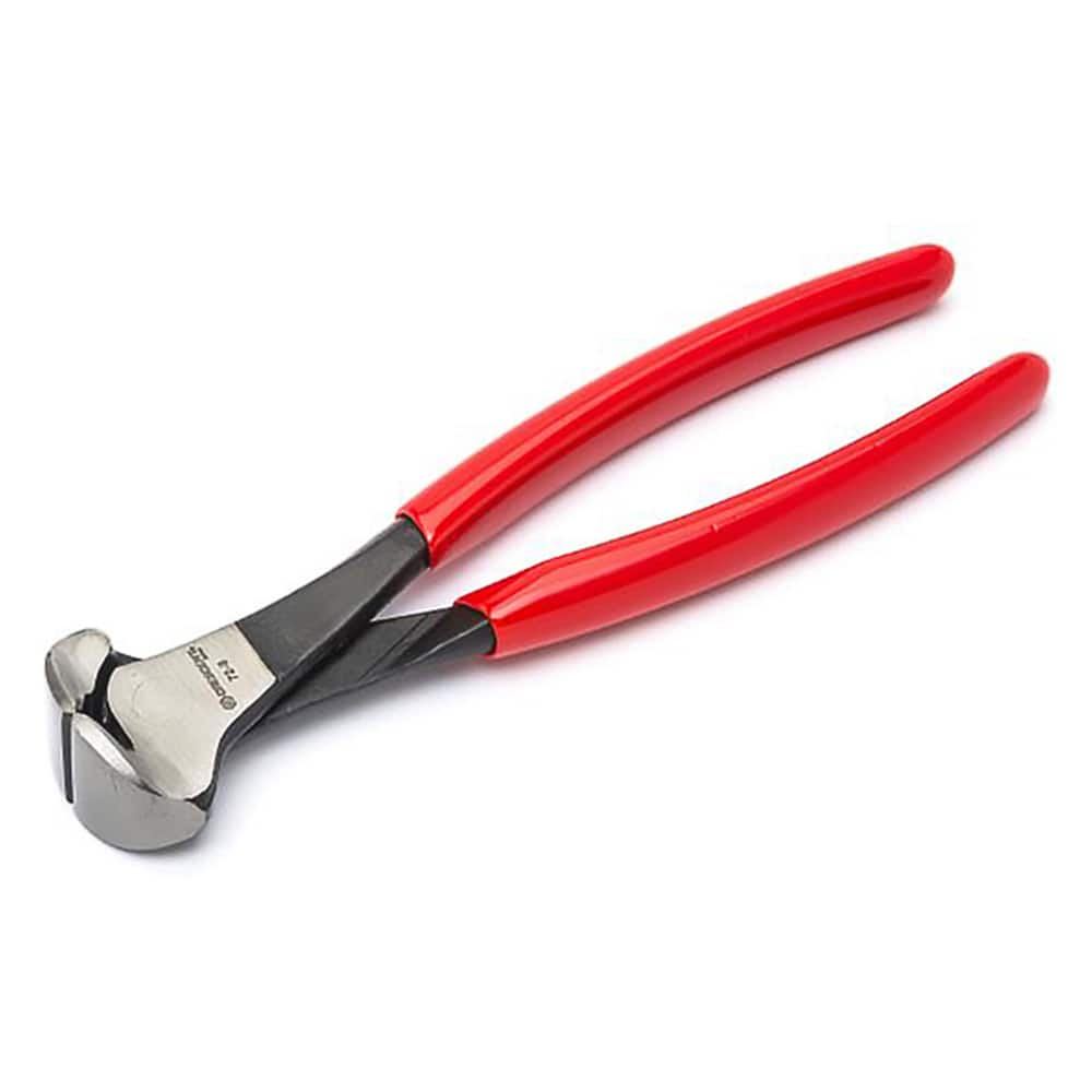 Diagonal Cutting Plier: 8-1/4″ OAL 3/8″ Jaw Length, 1-3/4″ Jaw Width, Double Dip Handle