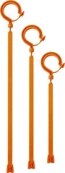 Ergodyne - 19.7" Tie Hook - Zip Tie Connection, Orange - Eagle Tool & Supply