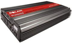 Solar - 3 Connection, 12 VDC Input, 120 VAC Output, 6,000 Peak Wattage, Power Inverter - 3,000 Watt Continuous Output Power - Eagle Tool & Supply