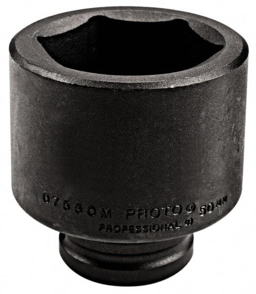 Proto - 3/4" Drive 29mm Standard Impact Socket - 6 Points, 2-3/16" OAL - Eagle Tool & Supply