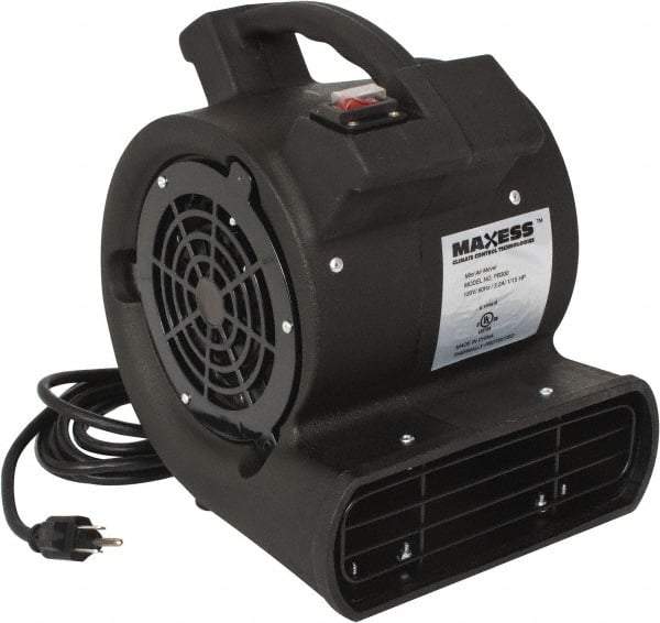 Maxess Climate Control Technologies - 5-3/4" Blade, Direct Drive, 1/15 hp, 300 CFM, Blower Fan - 2 Amps, 120 Volts, 1 Speed, Single Phase - Eagle Tool & Supply