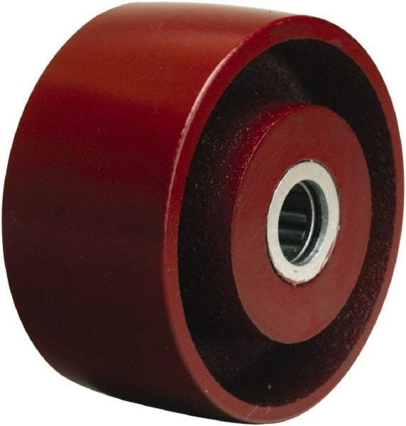 Hamilton - 4-1/4 Inch Diameter x 2-1/2 Inch Wide, Cast Iron Caster Wheel - 1,200 Lb. Capacity, 3-1/4 Inch Hub Length, 1 Inch Axle Diameter, Tapered Roller Bearing - Eagle Tool & Supply
