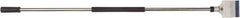 Hyde Tools - Stiff Carbon Steel 2-Edge Scraper - 4" Blade Width, 54" Long Metal Handle - Eagle Tool & Supply