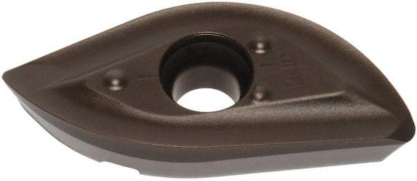 Seco - 218.20160 ME08 Grade MM4500 Carbide Milling Insert - TiCN/Al2O3 Finish, 0.252" Thick, 1/2" Inscribed Circle, 0.63" Corner Radius - Eagle Tool & Supply