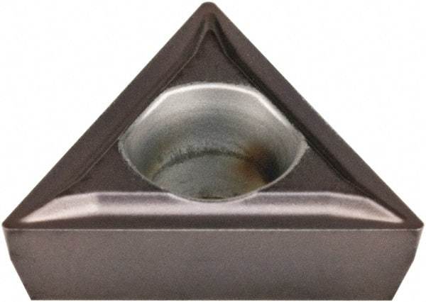 Kennametal - TPGT1.81.51 LF Grade KCU10 Carbide Turning Insert - AlTiN Finish, 60° Triangle, 7/32" Inscr Circle, 3/32" Thick, 1/64" Corner Radius - Eagle Tool & Supply
