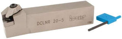 Iscar - DCLN, Right Hand Cut, 95° Lead Angle, 1-1/4" Shank Height x 1-1/4" Shank Width, Negative Rake Indexable Turning Toolholder - 6" OAL, CN..54. Insert Compatibility, Series Isoturn - Eagle Tool & Supply