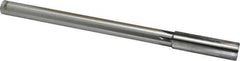Made in USA - 43/64" Carbide-Tipped 6 Flute Chucking Reamer - Straight Flute, Straight Shank, 2-1/4" Flute Length, 9" OAL - Eagle Tool & Supply